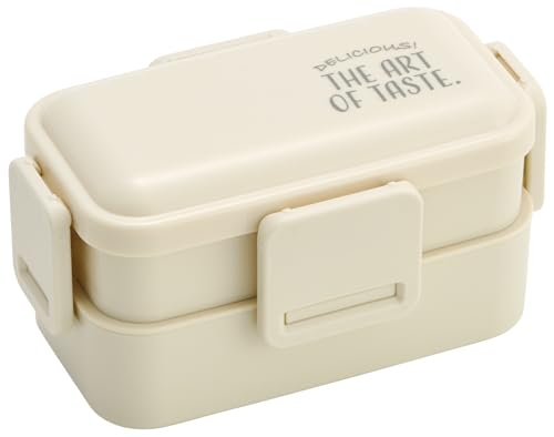 スケーター(Skater) 弁当箱 2段 600ml 女性用 抗菌 ふんわり盛れる ドーム型フタ 日本製 ニュアンスカラー ベージュ P 送料無料