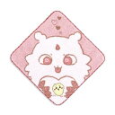 ちいかわ(Chiikawa) かたまってるよ タオルハンカチ ピンク ちいかわ 41-1270080 約25×25cm 送料無料