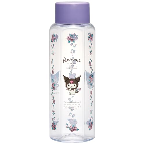 スケーター(Skater) 持ちやすい 六角形 水筒 プラスチック 350ml ブロー ボトル 大人 キッズ 子供 直飲み 透明 軽量 送料無料