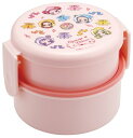 スケーター(Skater) 弁当箱 500ml 2段 丸型 おにぎりケース 抗菌 日本製 おジャ魔女どれみ ONWR1AG-A 送料無料