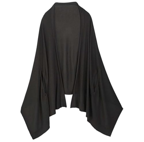 コジット 暑い日も快適に サッと羽織るだけで 外線対策 PRECIOUS UV COOLケープストール ブラック 送料無料
