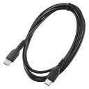 オーム(OHM) AudioComm PD対応 USB-C to USB-C 1m ブラック|SMT-L10DCC-K 01-7332 送料無料