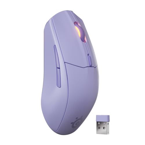 SteelSeries ߥ󥰥ޥ ̵ 磻쥹 2.4Ghz/Bluetoothб  ٱ 1.9ms ѵ 18 ...