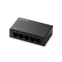 エレコム スイッチングハブ ギガビット 5ポート 金属筐体 AC電源 静音ファンレス ブラック EHC-LG05M-B 送料無料