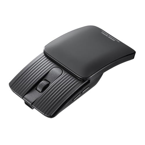 サンワサプライ Bluetoothマウス コンパクト スライド収納式 5ボタン 静音 充電式 ブラック MA-BBS526GY 送料無料