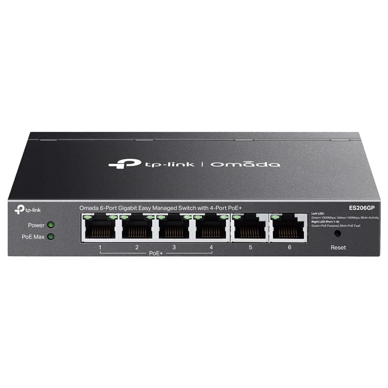 TP-Link Omada 6ݡȥӥåȥޥ͡ɥå 4ݡPoE+65WϥХåȡ᥿륱ȥ ...