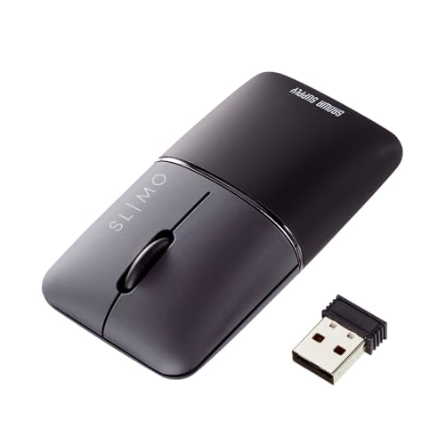 サンワサプライ モバイルマウス Bluetooth/ワイヤレス(USB A)接続 コンボ(デュアルモード)タイプ 充電式 薄型・コンパク 送料無料