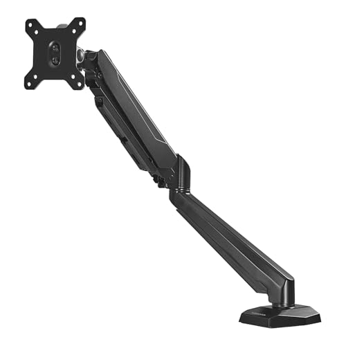 IODATA モニターアーム 1画面 シングル ブラック VESA規格 100mm/75mm 耐荷重6kg まで 対応 ガススプリング式 送料無料