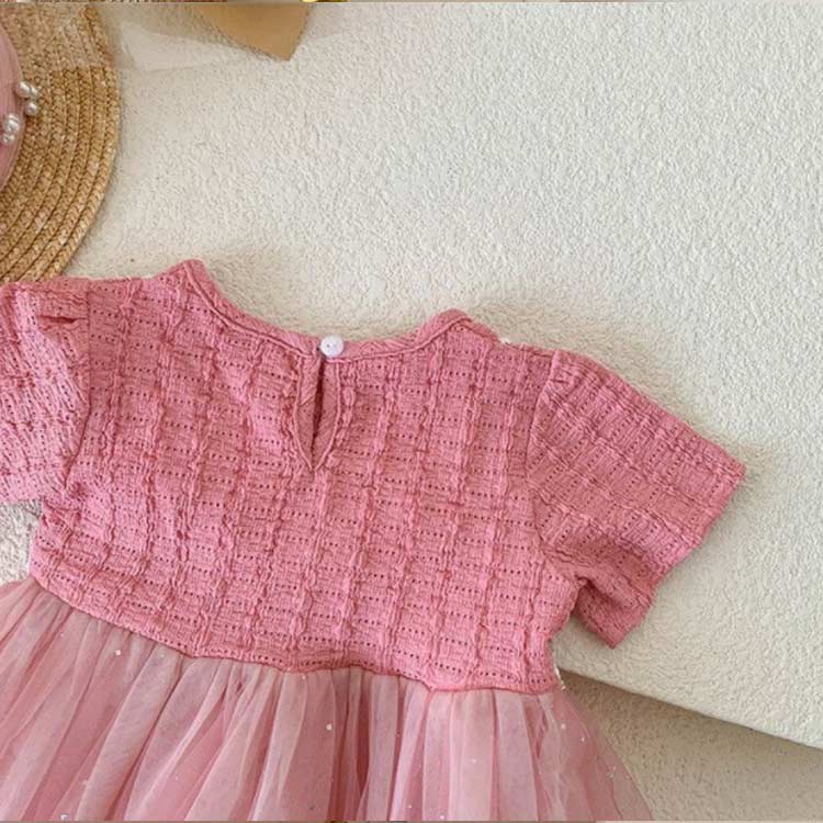 キッズ 夏 子供服 子どもワンピース 送料無料 チュール ピアノ ドレス シンプル 子どもワンピース チュールドレス プリンセス 誕生日 発表会 演奏会 上品 可愛い 半袖