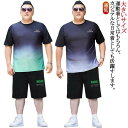 メンズ 短パン 上下セット セットアップ ランニングウェア 半袖 大きいサイズ 通気 大きいサイズ tシャツ 半袖tシャツ 夏 ゴルフウェア 軽量 薄手 ハーフ...