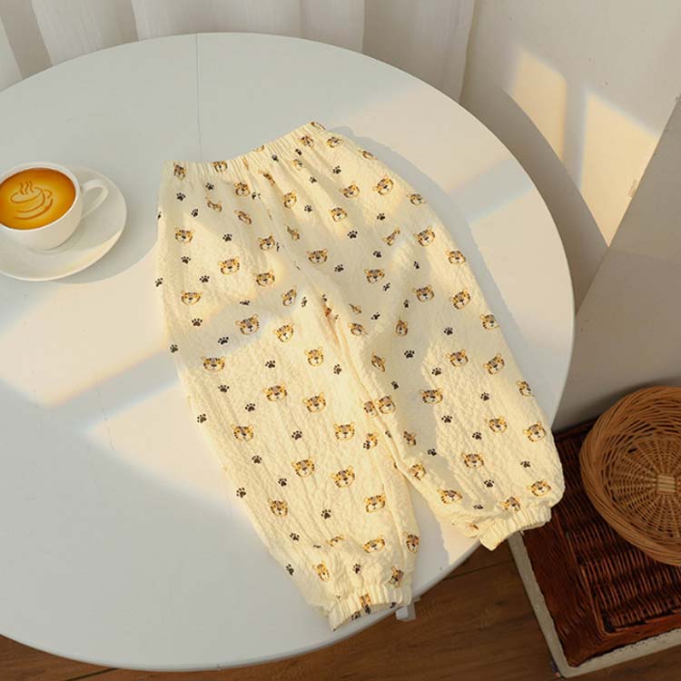 キッズ ロングパンツ パンツ 虫除け ズボン ナチュラル 薄手 総柄 2点セット 虫よけ ベビー服 バルーンパンツ 通気性 蒸れない 快適 長ズボン 裾ゴム 涼しい 夏 ルームパンツ 春夏 女の子 男の子 2点セット カジュアル 花柄 可愛い 80-130cm