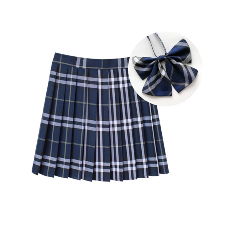 制服 スカート 蝶結び付き チェック柄 スクールスカート プリーツスカート レディース 高校生 中学生 女の子 子供 キッズ 学生服 通学 女子 入学 卒業式 女子高生 お受験 結婚式 発表会 ジュニア フォーマル 女子高生 女子制服 grabadream-10003569 グラブアドリーム サンプル画像2