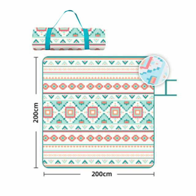 全15色 厚手 レジャーシート クッション 大判 200×200 北欧風 ピクニックシート 大きい 撥水 おしゃれ 防水 レジャーマット お花見 遠足 子供 運動会 6人 8人 折りたたみ コンパクト 防災 海 フェス 家族 ピクニックマット かわいい BBQ アウトドア キャンプ