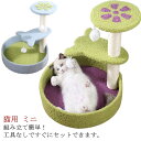 猫タワー キャットタワー ベッド 猫タワー 省スペース 組立て簡単 花びら型 猫のおもちゃ 爪とぎ 夏冬 ミニ 遊び場 子猫 猫用 送料無料 花びら型 コンパク...