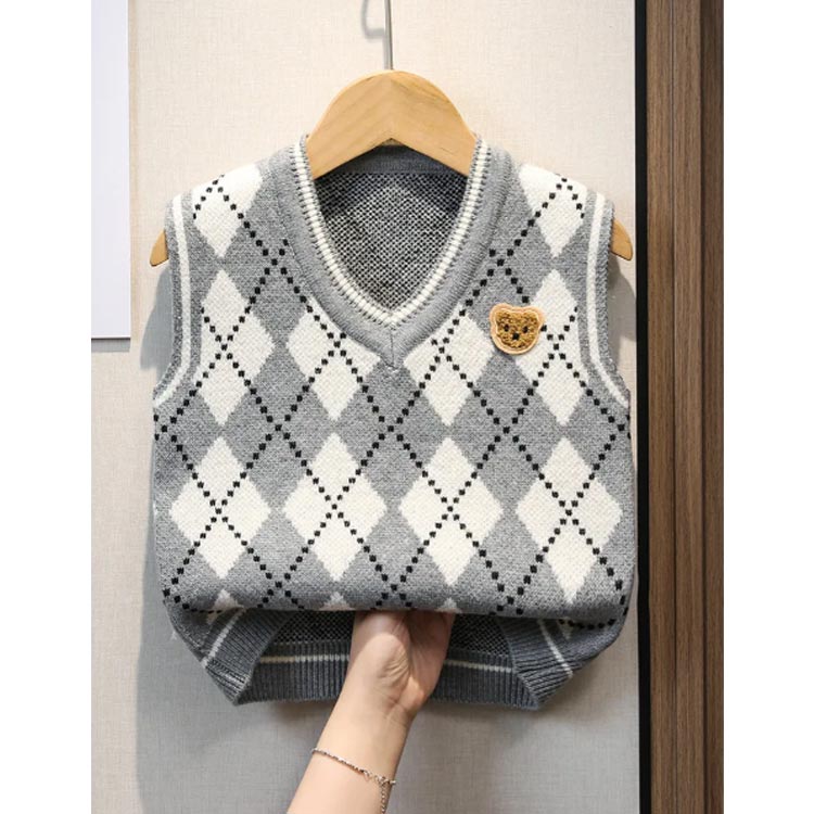 スクール ベスト キッズ 子供服 ニットベスト 男の子 女の子 Vネック 袖なし セーター 制服 ニット ベスト 入学式 フォーマルベスト トップス 高校生 中学生 小学生 幼稚園 通学 通園