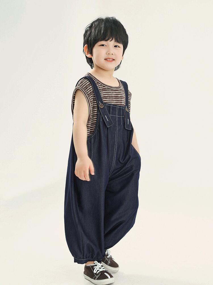 子供 サロペット 男の子 女の子 キッズ ロンパース サロペット オールインワン デ...