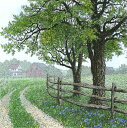 キャロル・コレット 「Spring Morning Mist」Collette 手彩色銅版画選べる新品額付 国内 送料無料