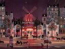 ミッシェル・ドラクロア「雨のムーランルージュ」-Le Moulin Rouge sous la Pl ...