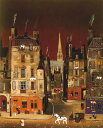 ミッシェル・ドラクロア「Saint Chapel at Night」直筆サイン入り限定版画 シルクスクリーン選べる新品額付 国内 送料無料
