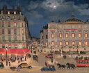 ミッシェル・ドラクロア「Cafe de la paix」額付版画作品
