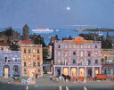 ミッシェル・ドラクロア「Twilight in Havana」直筆サイン入り限定版画 シルクスクリーン選べる新品額付 国内 送料無料