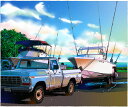 ◆ 鈴木英人「カリビアン ブリーズ」-CARIBIAN BREEZE- 2003年 EMグラフ 額付版画作品 国内送料無料