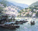 笹倉鉄平 「フローティング・スプリング・カラー」〜Floating Spring Colors〜2010年 キャンバス・ジグレー 額付版画作品