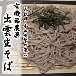 有機 出雲そば 生・めんつゆセット(4人前)★楽天ランキングそば部門1位獲得!箱なし家庭用 【出雲蕎麦】【蕎麦】【そば】【生そば】【出雲】【日本そば】【そば つゆ付き】