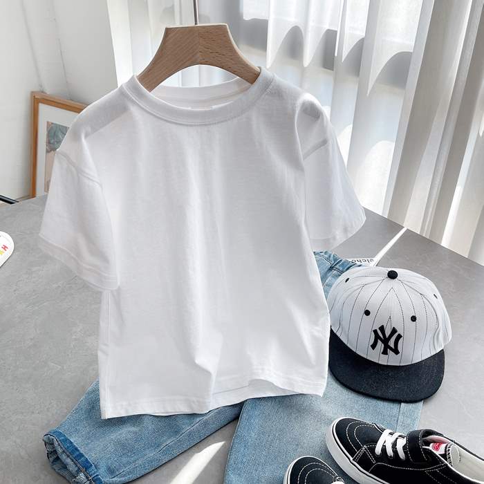 楽天市場】子供服 女の子白無地tシャツの通販