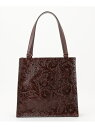Carving Tote Bag GRACE CONTINENTAL グレースコンチネンタル バッグ トートバッグ ブラウン ブラック【送料無料】[Rakute...