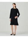 【SALE/50%OFF】ダブルクロスドレス GRACE CONTINENTAL グレースコンチネンタル ワンピース・ドレス ドレス ブラック【RBA_E】【送...