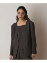 【SALE/30%OFF】バックシャンノーカラージャケット GRACE CONTINENTAL グレースコンチネンタル ジャケット・アウター ノーカラージャケッ...