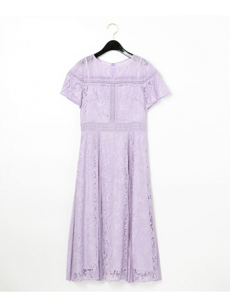 切替レースドレス GRACE CONTINENTAL グレースコンチネンタル ワンピース・ドレス その他のワンピース・ドレス ブルー ブラック パープル【送料無料】[Rakuten Fashion]のサムネイル