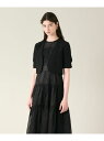 【SALE/50%OFF】ショートボレロ GRACE CONTINENTAL グレースコンチネンタル トップス その他のトップス ホワイト ブラック【RBA_E...