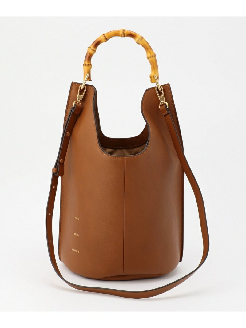 ORSETTO バンブーハンドルbag GRACE CONTINENTAL グレースコンチネンタル バッグ ハンドバッグ ブラウン【送料無料】[Rakuten Fashion]のサムネイル