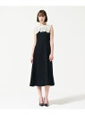 【SALE/50%OFF】刺繍カラー付ドレス GRACE CONTINENTAL グレースコンチネンタル ワンピース・ドレス ドレス ブラック【RBA_E】【送...