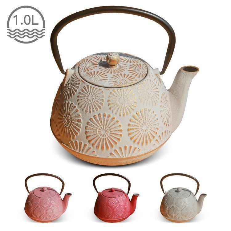 鉄瓶直火ok1000mlてまり鉄分補給手まり1L鉄分補給貧血予防