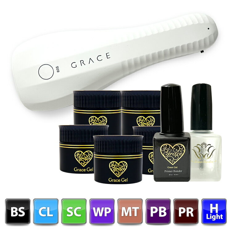 HEMAフリー 超よくばり+アシッドレスプライマー+プライマーボンダーセット(各15ml)＋ハンディライト