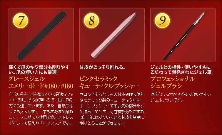 10P04oct13●メール便不可●☆着後レビューで送料無料☆最強のジェルネイルスターターキット！グレースジェルプロフェッショナルスターターキットクリア説明書付