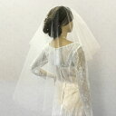 【在庫処分】マリアベール シンプルデザイン ウエディングベール 選べるサイズ( 90×145/150×210 オフホワイト) 結婚式 二次会 花嫁様 披露宴 挙式 コスプレ 仮装パーティ イベント【メール便OK】(ve2605ow-t)