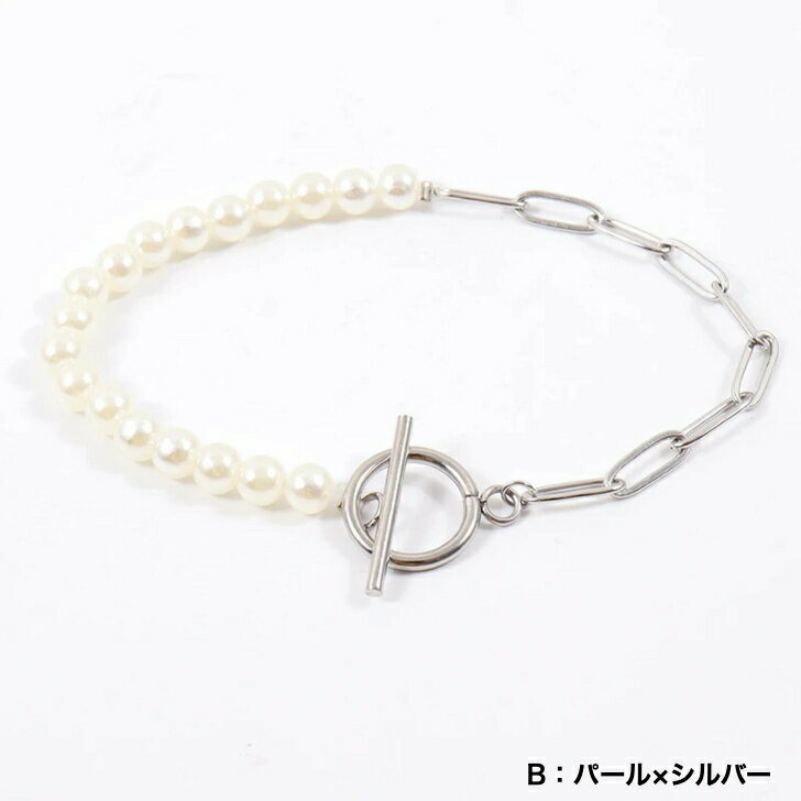 Pink - ペーパークリップチェーン　ブレスレット