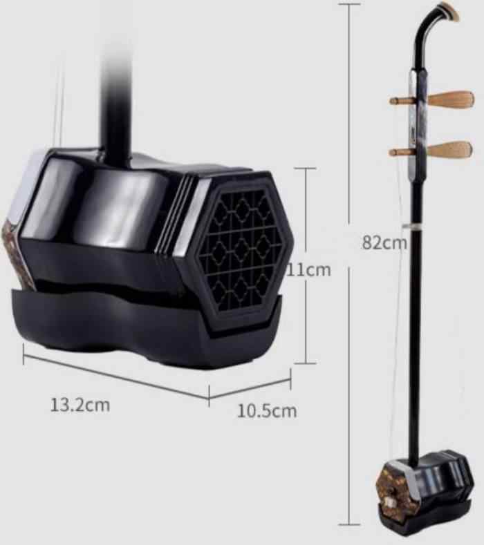 Grace Selectの二胡 収納バッグ付き 蘇州 にこ 中国 伝統 楽器 木製 蛇皮 手作り 初心者 入門 セット 弦付き 松脂付き 弓付き プレゼント ギフト 上質｜アングル3