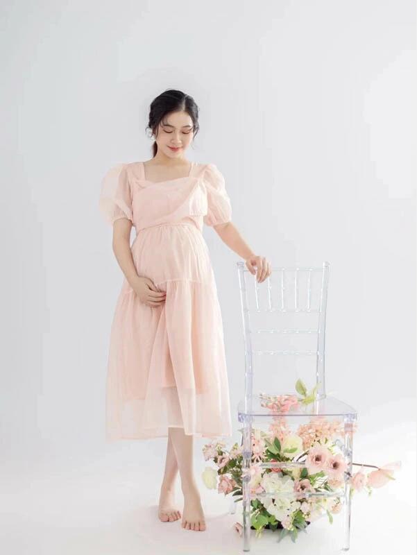 半袖 七五三 ワンピース 写真撮影 マタニティフォト 妊婦 記念写真 ママ フォトド...