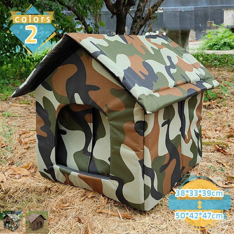 Crates, Kennels - 野良猫犬 猫小屋 屋外 防水 冬 防寒 屋外用 外猫ハウス 猫 ベッド 猫ハウス 犬小屋 ペット用寝袋 ペットベッド キャットハウス ドッグハウス 猫の家 屋外キャビンシェルター 折りたたみ式寝マット 暖かい 保温防寒 猫用品 mssk-online
