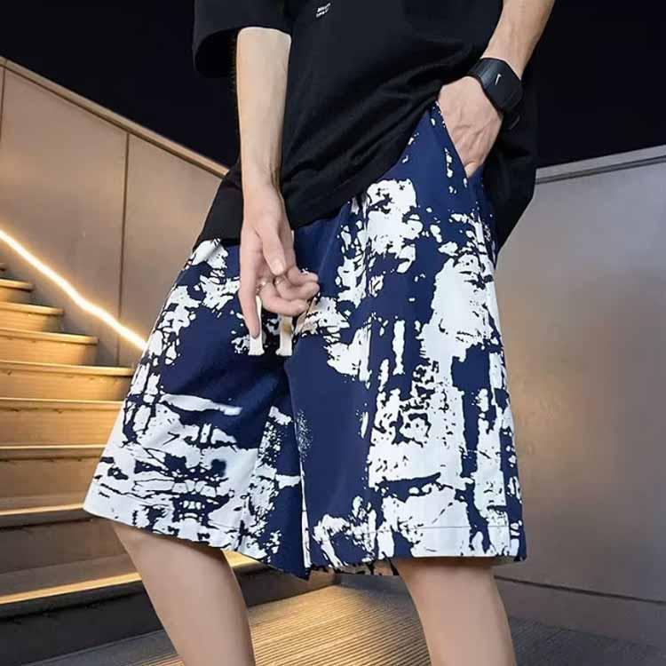 Grace Selectのハーフパンツ メンズ ショートパンツ 花柄 短パン ショーツ アロハ パンツ 夏服 サーフ系 サーフパンツ 半ズボン 柄パン リゾート ゴルフウェア｜アングル3