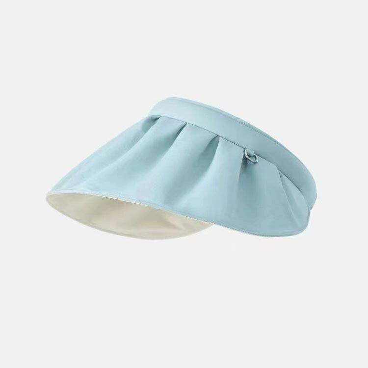 帽子 2way 折りたたみ レディース uvカット サンバイザー 春夏 カチューシャ 自転...