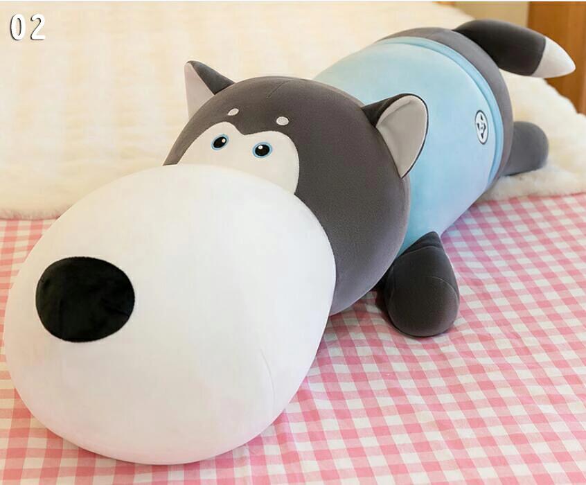 Grace Selectの抱き枕 ぬいぐるみ 長い抱き枕 長いねこ お昼寝枕 インテリア 誕生日 子供 クリスマス おもちゃ アニマル ふわふわ大きい 柔らか 触り抜群 クッション やわらか プレゼント 出産祝い 枕 妊婦 彼女 動物柄 ギフト 鰐 ワニ柄 犬柄肌触り 寝具 50/70/90/110cm 海外通販｜アングル3