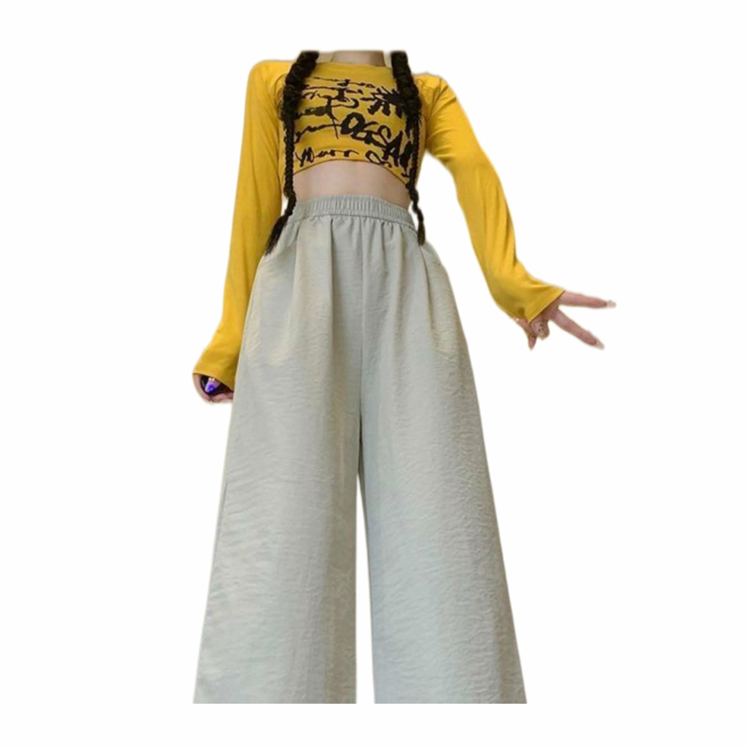 Rakuten - 【接触冷感】ワイドパンツ レディース 夏 涼しい さらさら 裾ロールアップ イージーパンツ ハイウエスト 9分丈 体型カバー 着痩せ ウエストゴム ガウチョ ズボン ボトムス 部屋着 ルームウェア リラックス 美脚 脚長 楊柳風 シワ加工 20代 30代 40代 春夏 秋