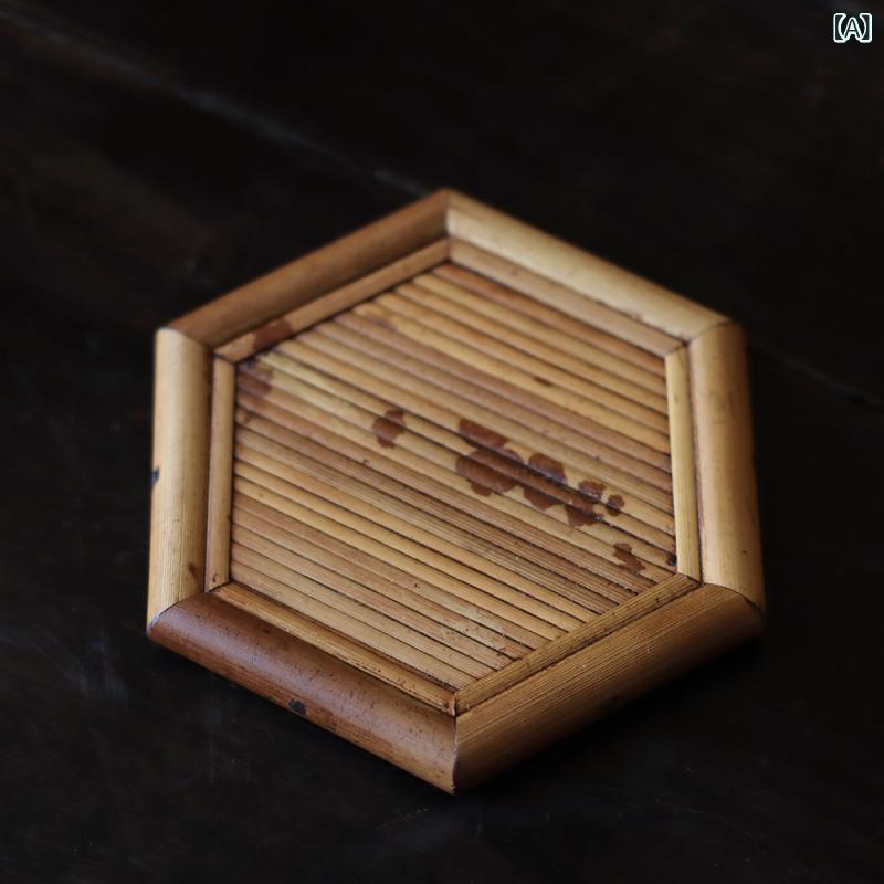 茶托 竹製 ハンドメイド コースター