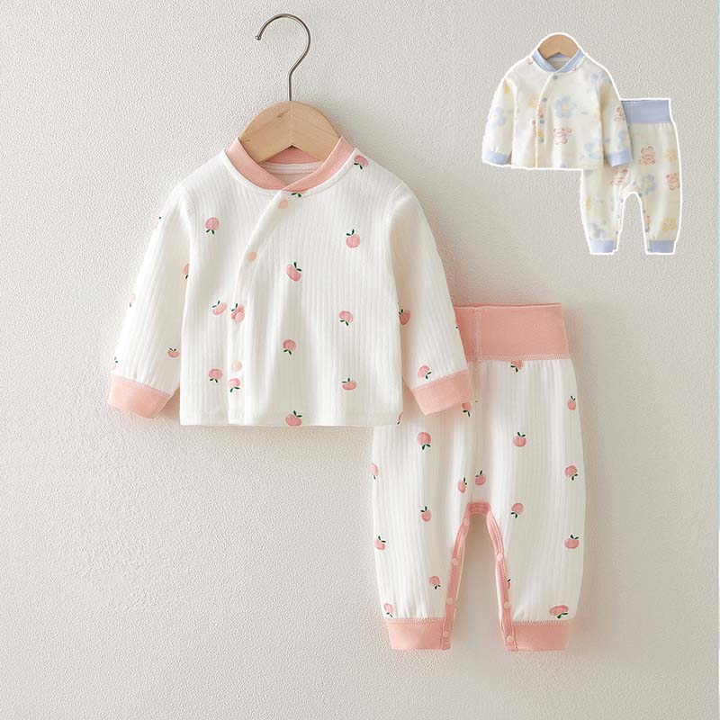 セットアップ キッズ 綿95％ 新生児 服 女の子 男の子 ルームウェア 上下セット ベビー服 長袖 赤ちゃん 子供服 トップス ロングパンツ 部屋着 パジャマ 春 秋 冬 防寒 暖かい おしゃれ 可愛い 誕生日 出産お祝い プレゼント 59cm 66cm 73cm 80cm 90cm 保育園 幼稚園
